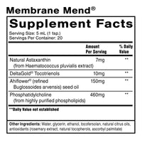 Quicksilver Scientific, Membrane Mend®, 3.38 fl oz (100 mL) UPC 644216049004 | Hilife Vitamins