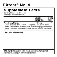 Quicksilver Scientific, Bitters® No. 9, 1.7 fl oz (50 mL) UPC 653341620705 | Hilife Vitamins