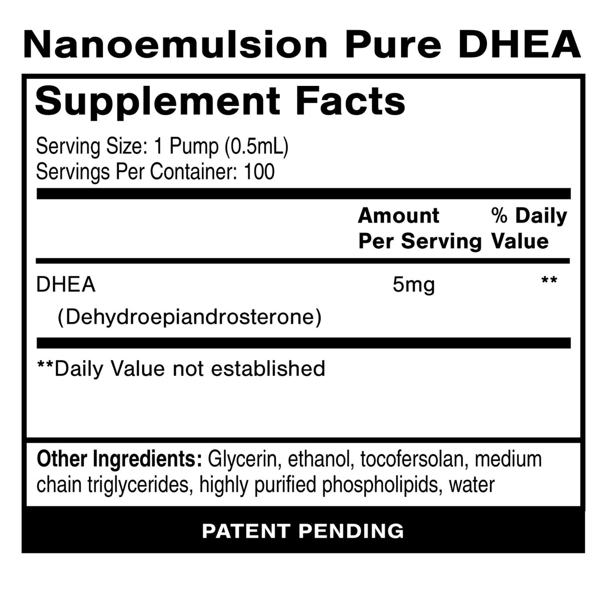 Quicksilver Scientific, Pure DHEA, 1.7 fl oz (50 mL) UPC 691835027005 | Hilife Vitamins