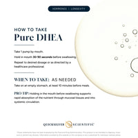 Quicksilver Scientific, Pure DHEA, 1.7 fl oz (50 mL) UPC 691835027005 | Hilife Vitamins