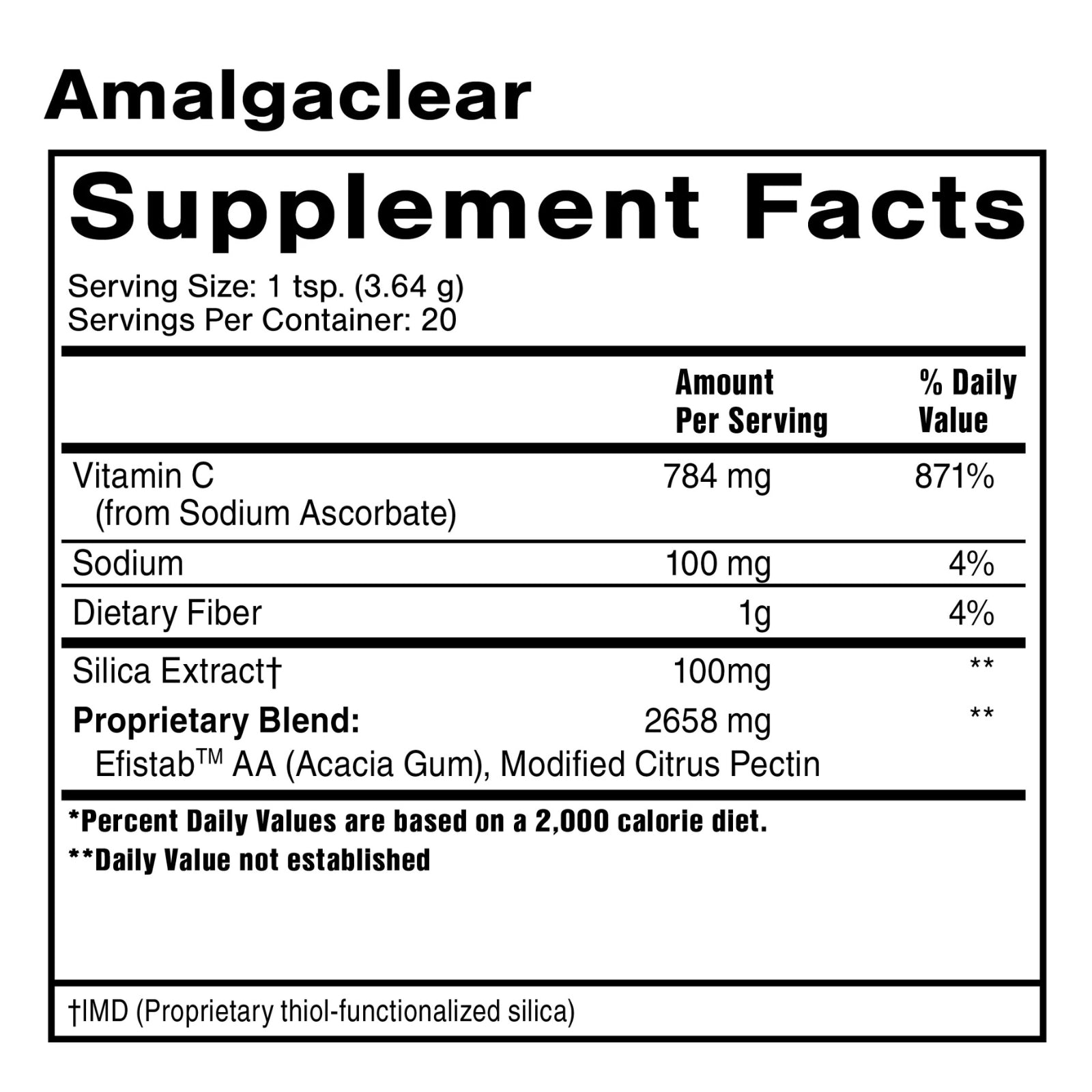 Quicksilver Scientific, AmalgaClear, 73g UPC 752830005983 | HiLife Vitamins