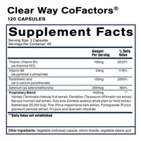Quicksilver Scientific, Clear Way Cofactors, 120 Capsules UPC 752830967298 | HiLife Vitamins