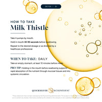 Quicksilver Scientific, Nanoemulsified Milk Thistle, 1.7 oz (50 mL) UPC 752830988880 | Hilife Vitamins