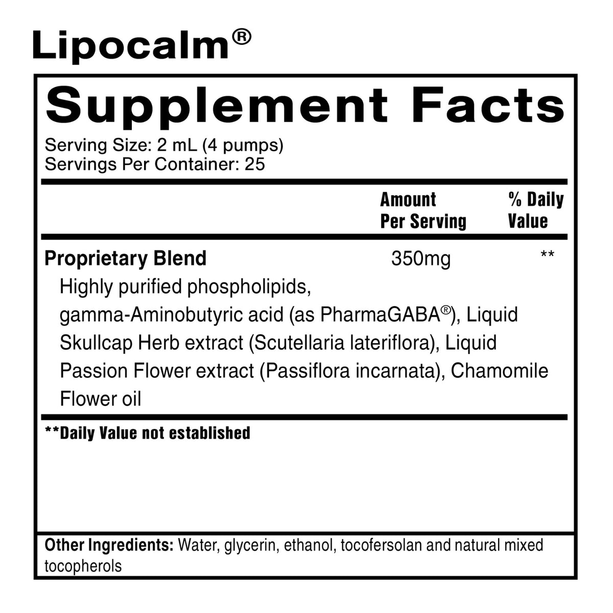 Quicksilver Scientific, LipoCalm®, 1.7 fl oz (53 mL) UPC 752830989689 | Hilife Vitamins