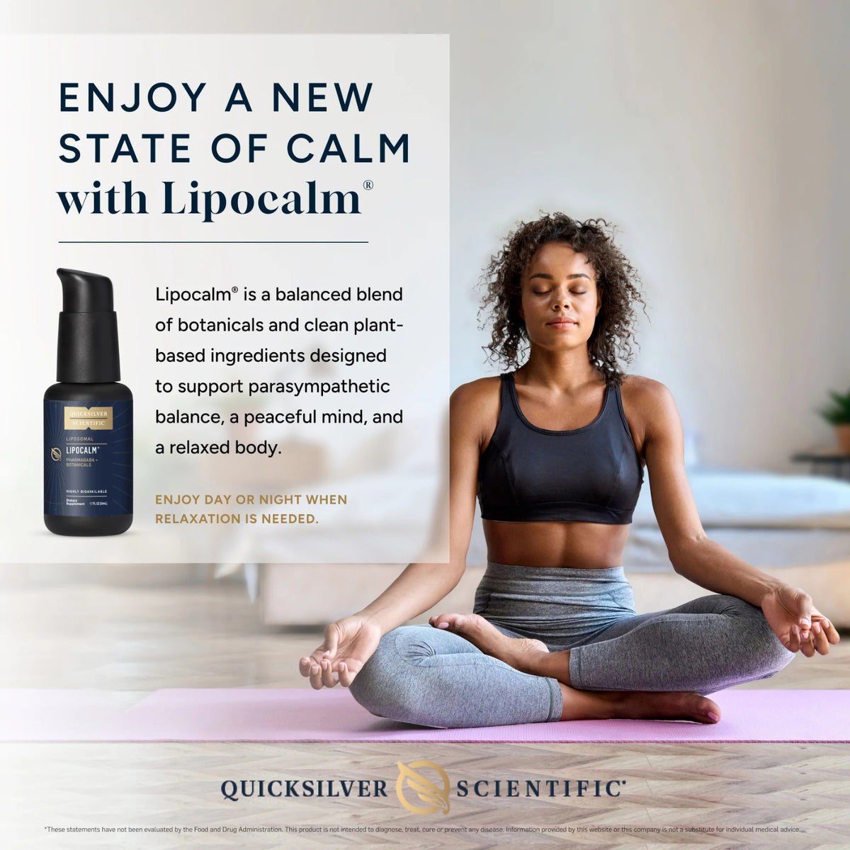 Quicksilver Scientific, LipoCalm®, 1.7 fl oz (53 mL) UPC 752830989689 | Hilife Vitamins