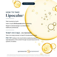 Quicksilver Scientific, LipoCalm®, 1.7 fl oz (53 mL) UPC 752830989689 | Hilife Vitamins