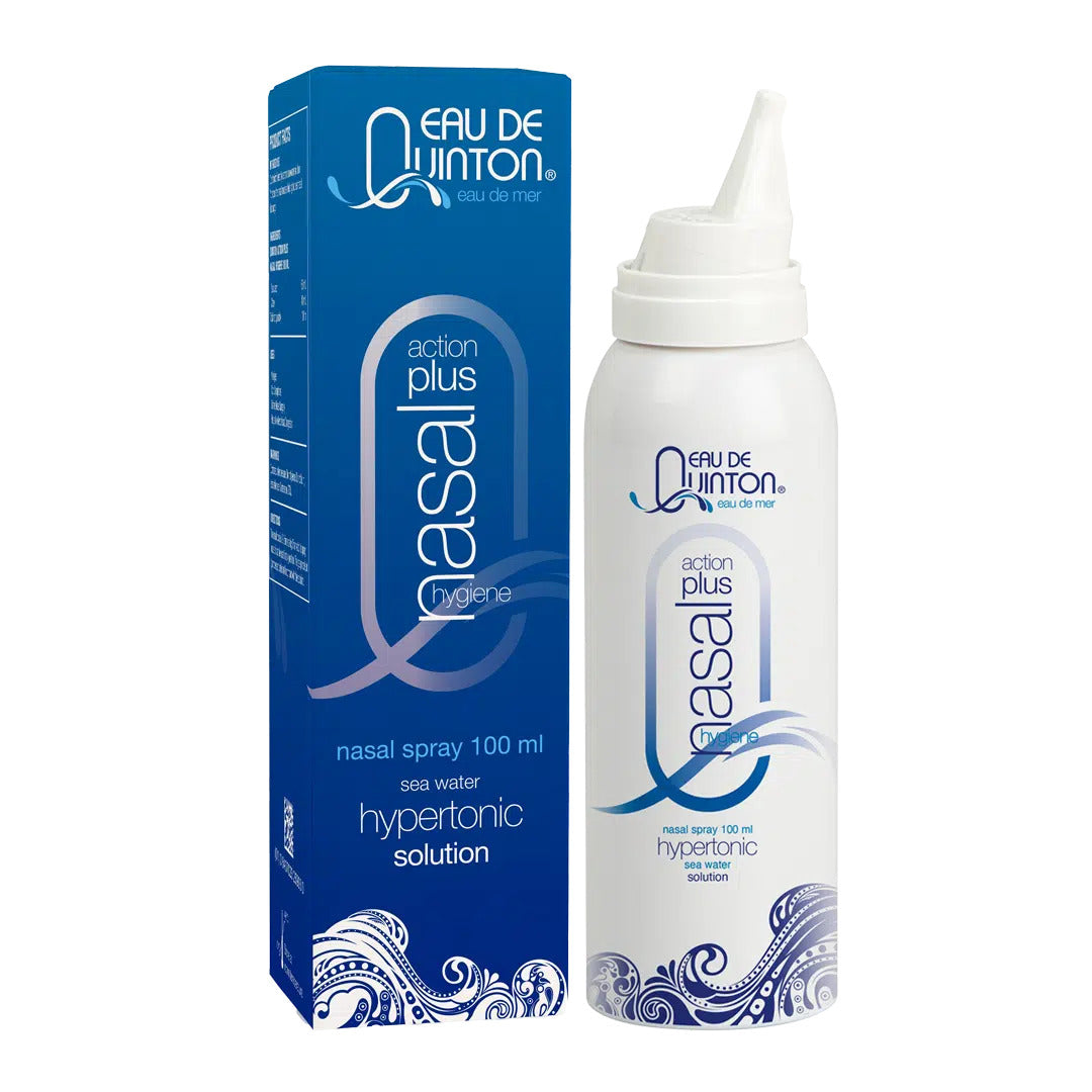 Quicksilver Scientific, Quinton Hypertonic Action Plus Nasal Spray, 3.38 FL OZ (100mL) UPC 810147500055 | HiLife Vitamins