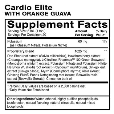 Quicksilver Scientific, Cardio Elite®, 3.38 FL OZ (100mL) UPC 810147500246 | HiLife Vitamins