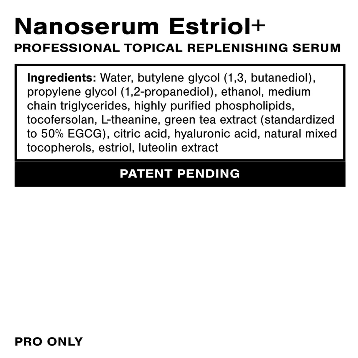Quicksilver Scientific, Professional Estriol+, 1 FL OZ (30mL) UPC 810147500475 | HiLife Vitamins