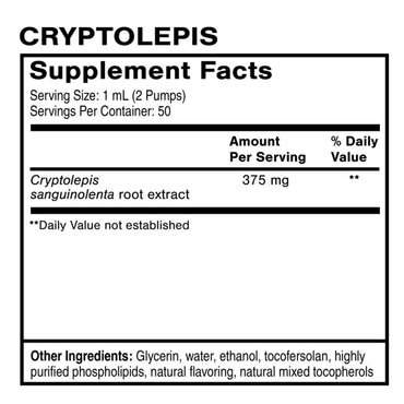 Quicksilver Scientific, Liposomal Cryptolepis, 1.7 fl oz/50mL UPC 810147500499 | HiLife Vitamins
