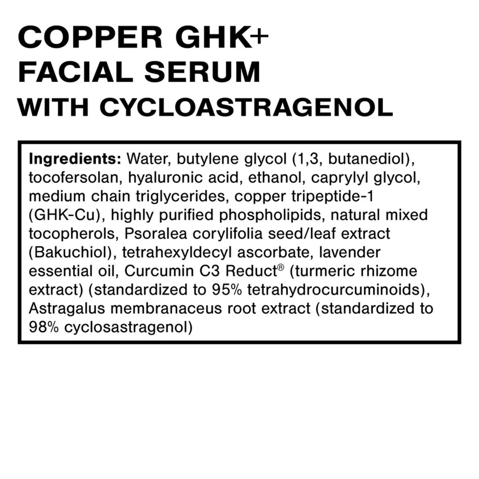 Quicksilver Scientific, Liposomal Copper GHK+ Facial Serum with Cycloa | HiLife Vitamins Quicksilver Scientific, Liposomal Copper GHK+ Facial Serum with Cycloa | HiLife Vitamins