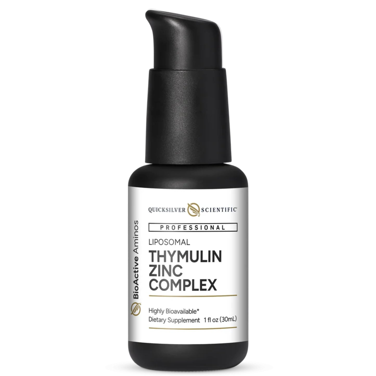 Quicksilver Scientific, Thymulin Zinc Complex, 1.0 FL OZ (30mL) UPC 810147501618 | HiLife Vitamins