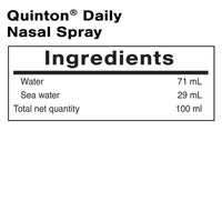 Quicksilver Scientific, Quinton® Daily Nasal Spray, 100 ML UPC 8437004649157 | Hilife Vitamins