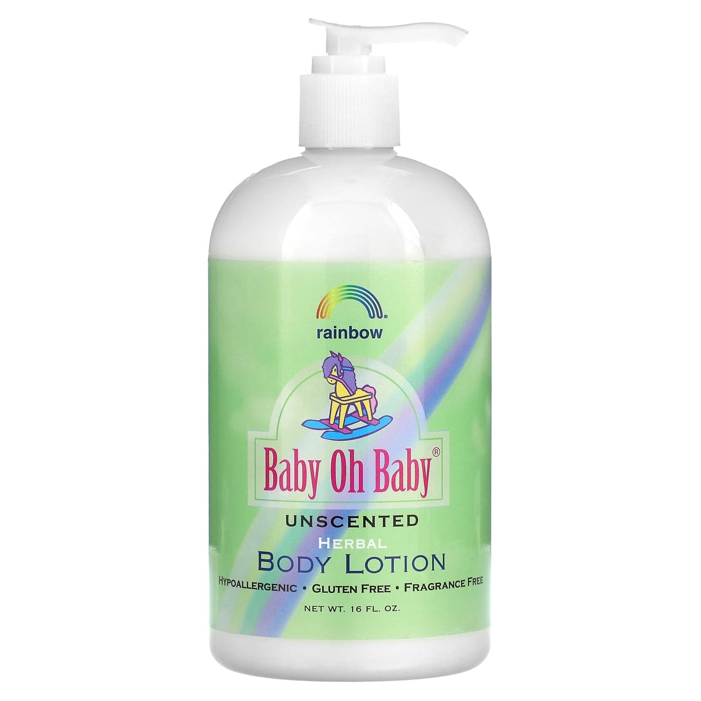 Rainbow, Baby Lotion Unscented, 16 Oz UPC 000518200244 | Hilife Vitamins