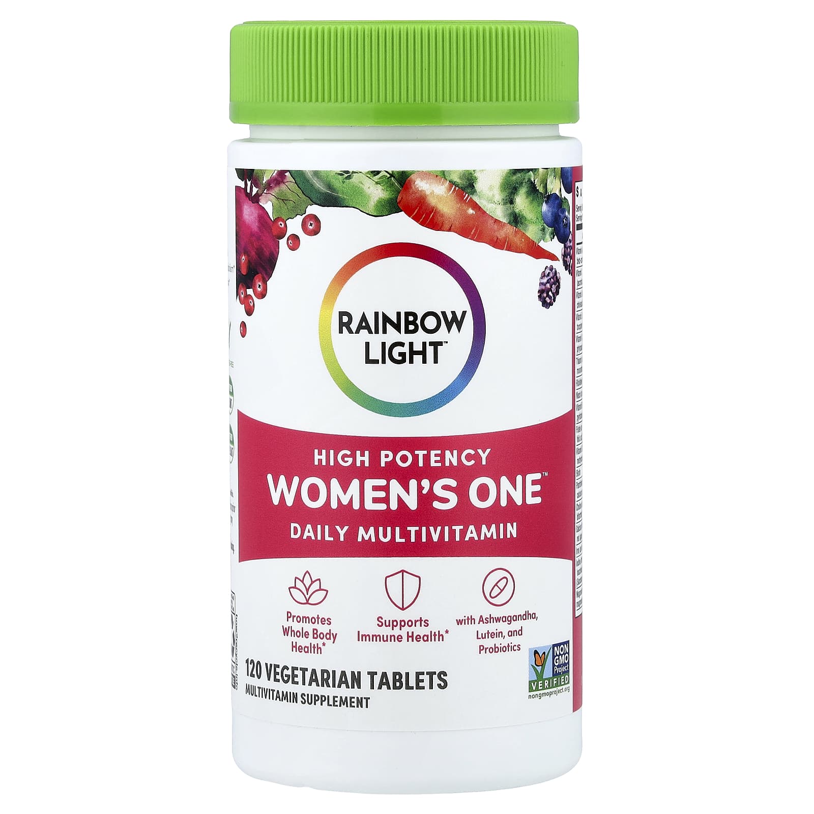 Rainbow Light, Women's One™ Daily Multivitamin, High Potency, 120 Vegetarian Tablets UPC 021888217052 | HiLife Vitamins