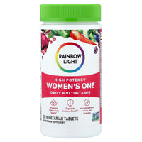 Rainbow Light, Women's One™ Daily Multivitamin, High Potency, 120 Vegetarian Tablets UPC 021888217052 | HiLife Vitamins