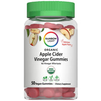 Rainbow Light, Organic Apple Cider Vinegar, 50 Gummies UPC 850068584505 | Hilife Vitamins