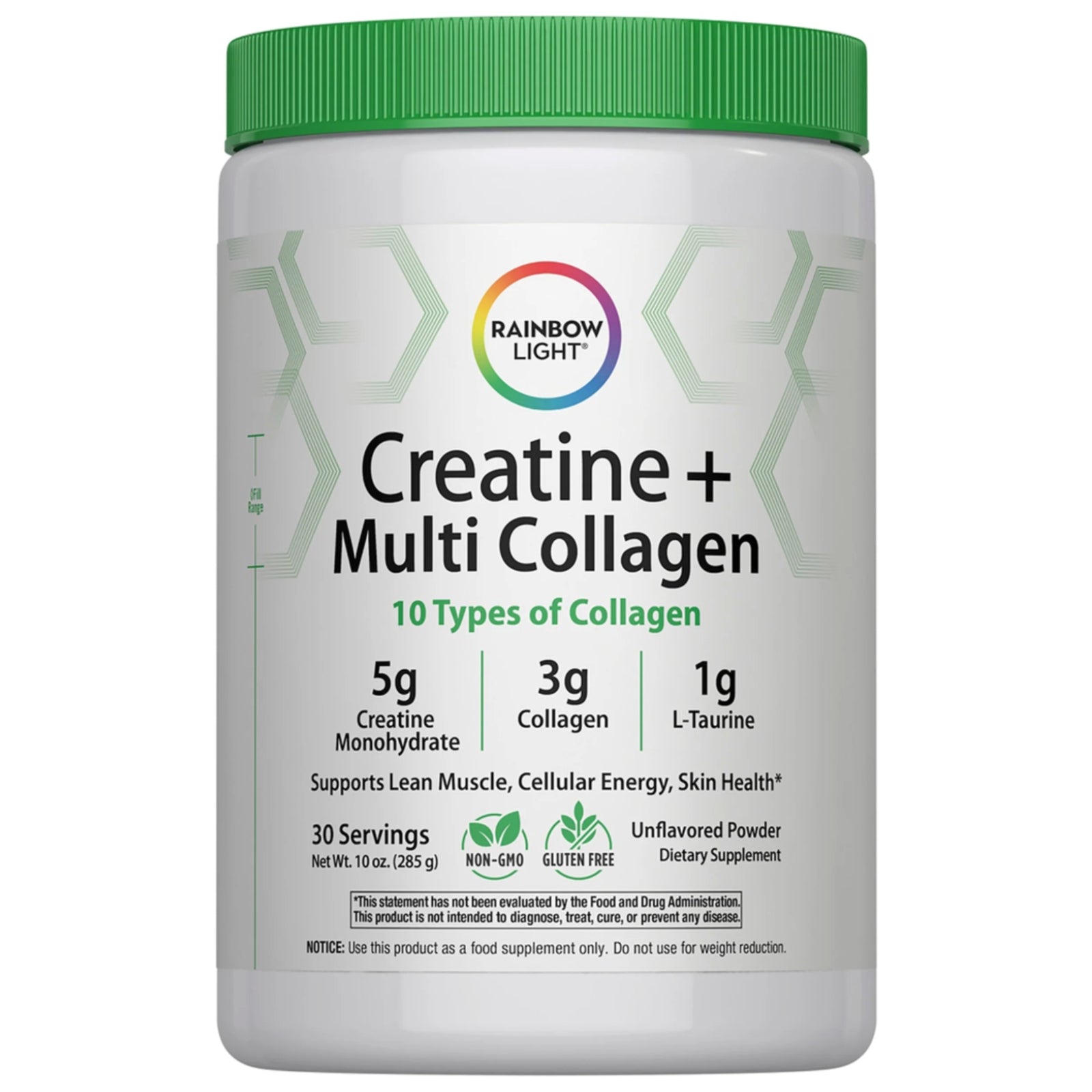 Rainbow Light, Creatine + Multi Collagen, 30 Powder Mix - 850068584512 | Hilife Vitamins