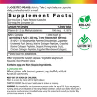 Rainbow Light, NAD+ Trans-Resveratrol Multi-Collagen, 60 Capsules UPC 850068584888 | HiLife Vitamins