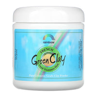 Rainbow Research, French Green Clay, Beauty Facial Treatment Mask, 8 Oz (225 g) UPC 000518100100 | Hilife Vitamins