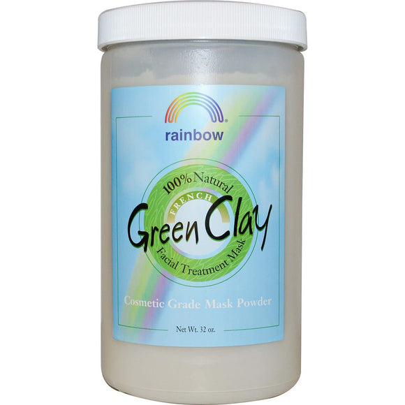 RAINBOW RESEARCH, French Green Clay Powder, 32 OUNCE - 000518100117 | Hilife Vitamins