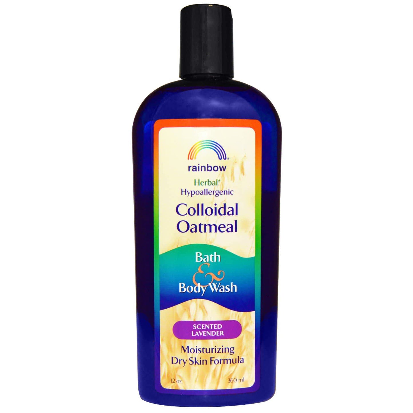 Rainbow Research, Colloidal Oatmeal Body Wash Lavender, 12 Oz UPC 000518100162 | Hilife Vitamins