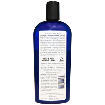 Rainbow Research, Colloidal Oatmeal Body Wash Lavender, 12 Oz UPC 000518100162 | Hilife Vitamins