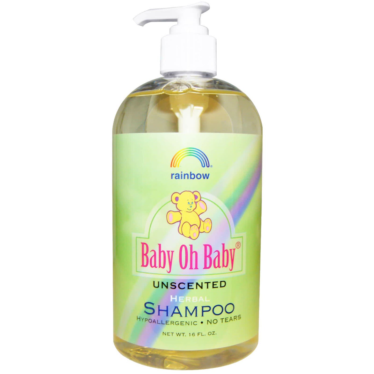 Rainbow Research, Baby Shampoo Unscented, 16 Oz UPC 000518200169 | Hilife Vitamins