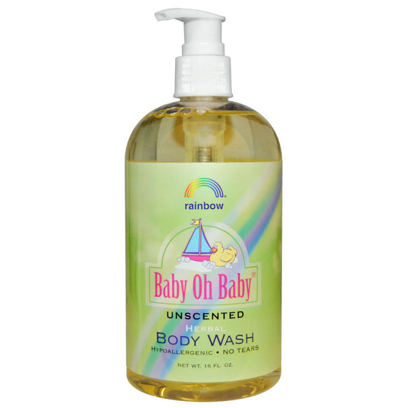 Rainbow Research, Baby Body Wash Unscented, 16 Oz - 000518200183 | Hilife Vitamins