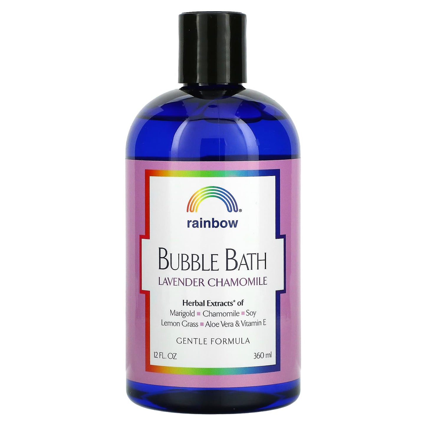 Rainbow Research, Bubble Bath, Lavender Chamomile, 12 fl oz (360 ml) UPC 000518300098 | Hilife Vitamins