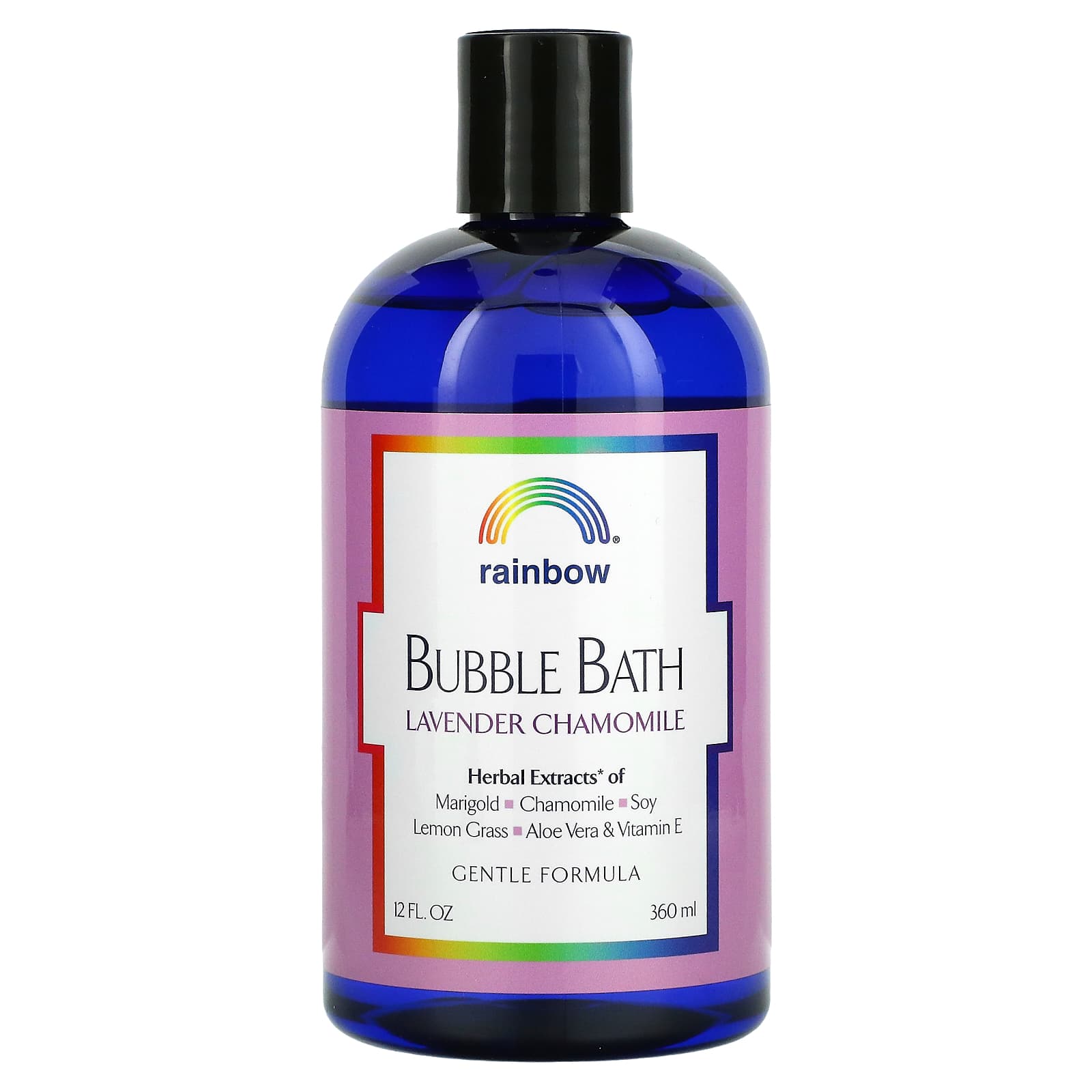 Rainbow Research, Bubble Bath, Lavender Chamomile, 12 fl oz (360 ml) UPC 000518300098 | Hilife Vitamins