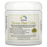 Rainbow Research, Henna, Hair Color and Conditioner, Red, 4 oz (113 g) UPC 000518400019 | Hilife Vitamins