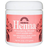 Rainbow Research, Strawberry Blonde Henna, 4 Oz UPC 000518400095 | Hilife Vitamins