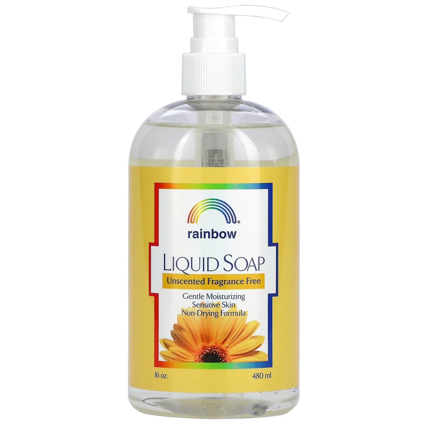 Rainbow Research, Liquid Soap, Unscented, 16 oz (480 ml) UPC 000518500047 | Hilife Vitamins
