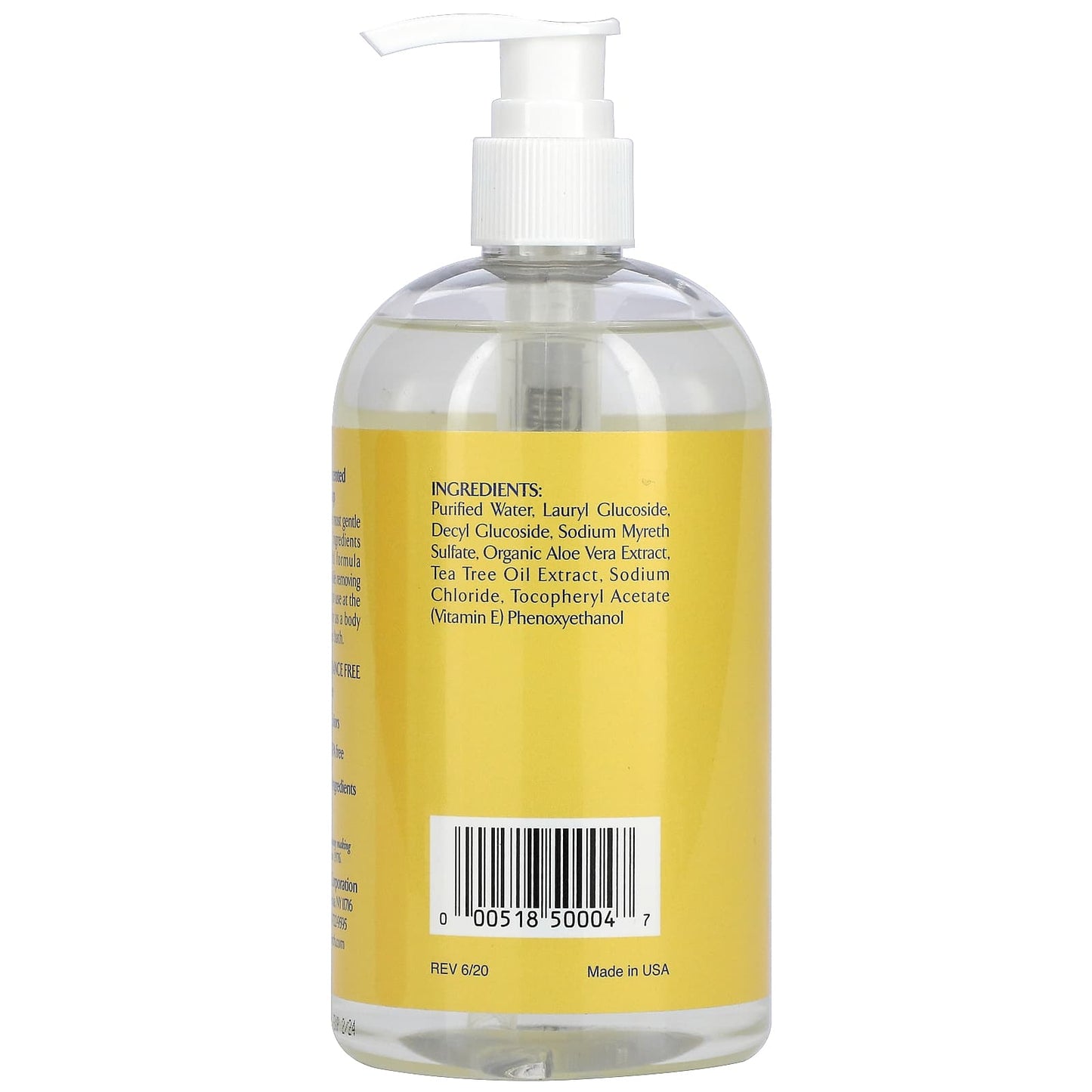 Rainbow Research, Liquid Soap, Unscented, 16 oz (480 ml) UPC 000518500047 | Hilife Vitamins