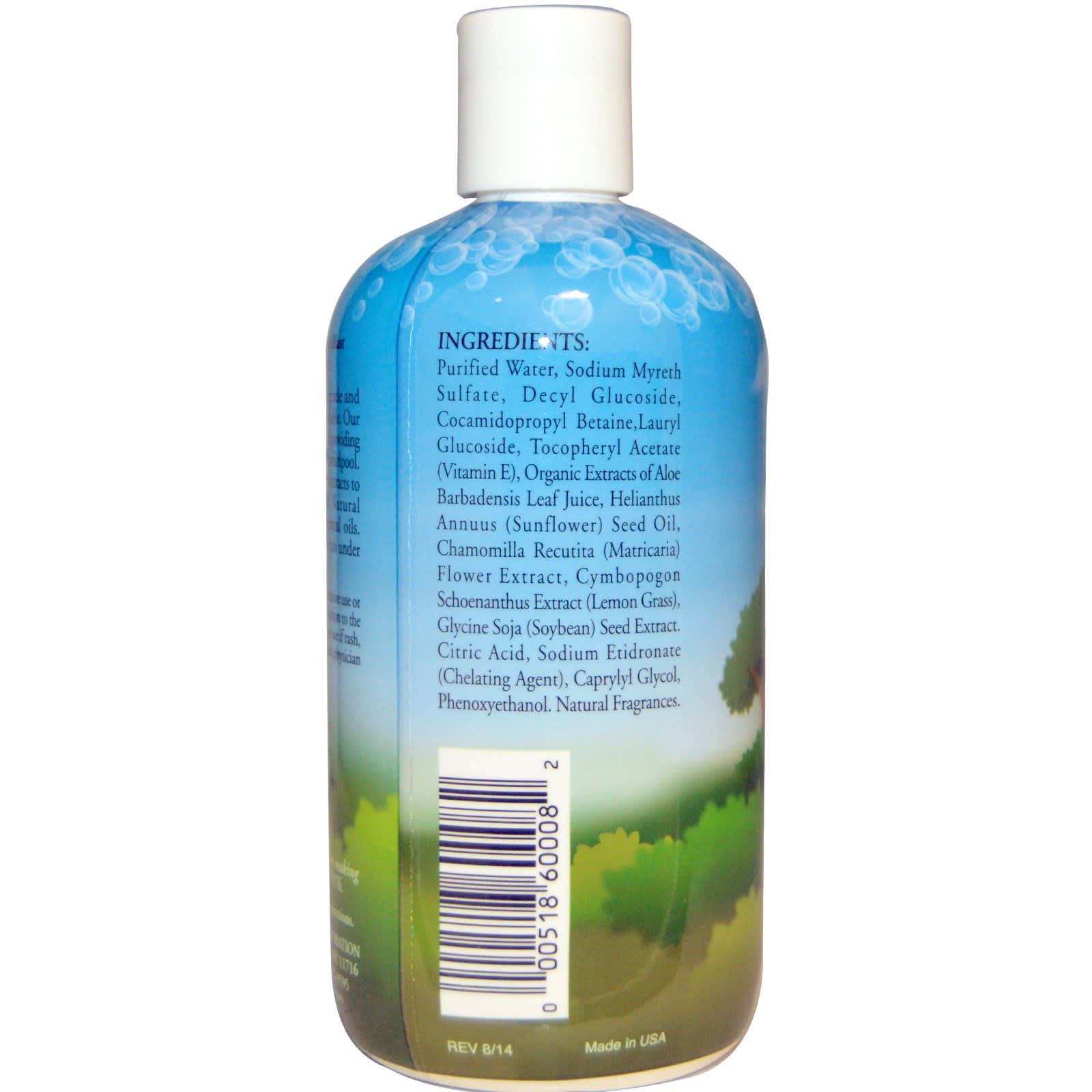 Rainbow Research, Kids Bubble Bath Berry Banana, 12 Oz UPC 000518600082 | HiLife Vitamins