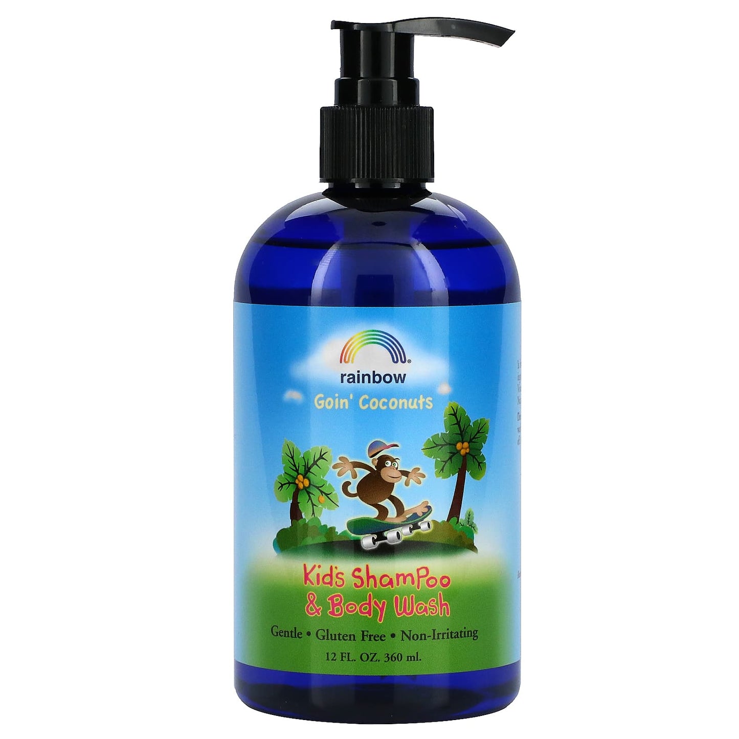RAINBOW RESEARCH, Kids Shampoo Body Wash Goin' Coconuts, 12 OUNCE UPC 000518600402 | Hilife Vitamins