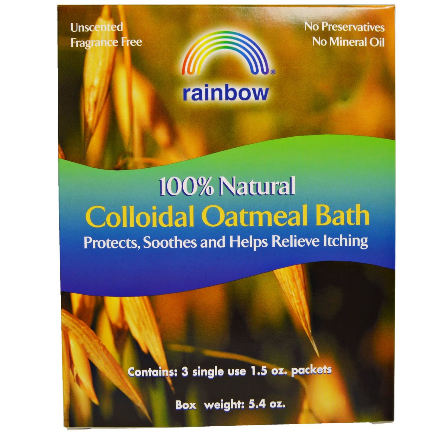 Rainbow Research, Colloidal Oatmeal Powder Bath, 3 UPC 300518100132 | Hilife Vitamins