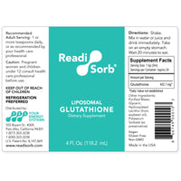 glutathione readi Readisorb Liposomal 4oz Liposomal Glutathione