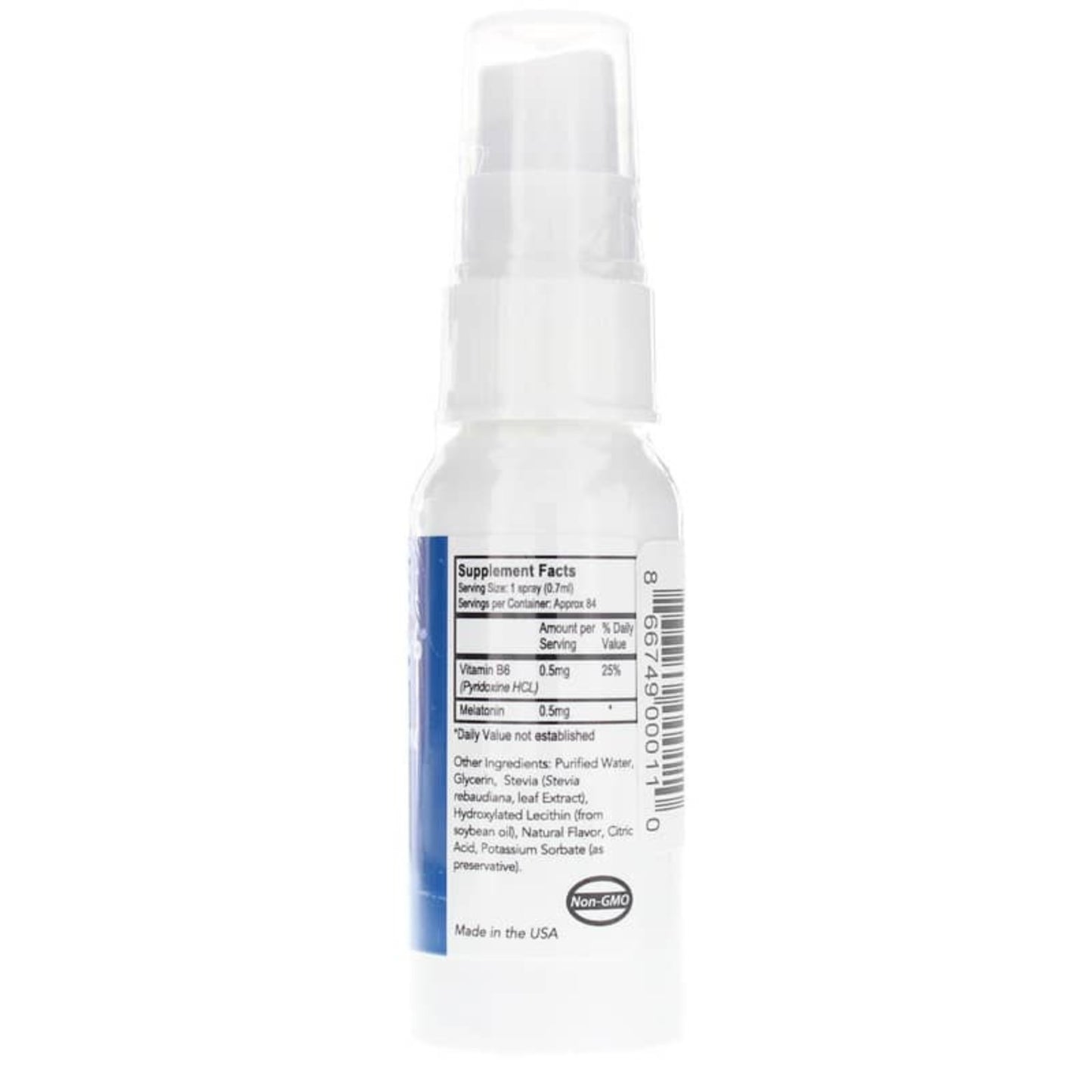 Readisorb, Liposomal Melatonin Spray, 2 Fl. Oz. (59.1 mL) UPC 866749000110 | HiLife Vitamins