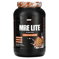 Redcon1, MRE Lite, Whole Food Protein, Waffles &amp; Syrup, 1.92 lb (870 g) UPC 810044577044 | HiLife Vitamins