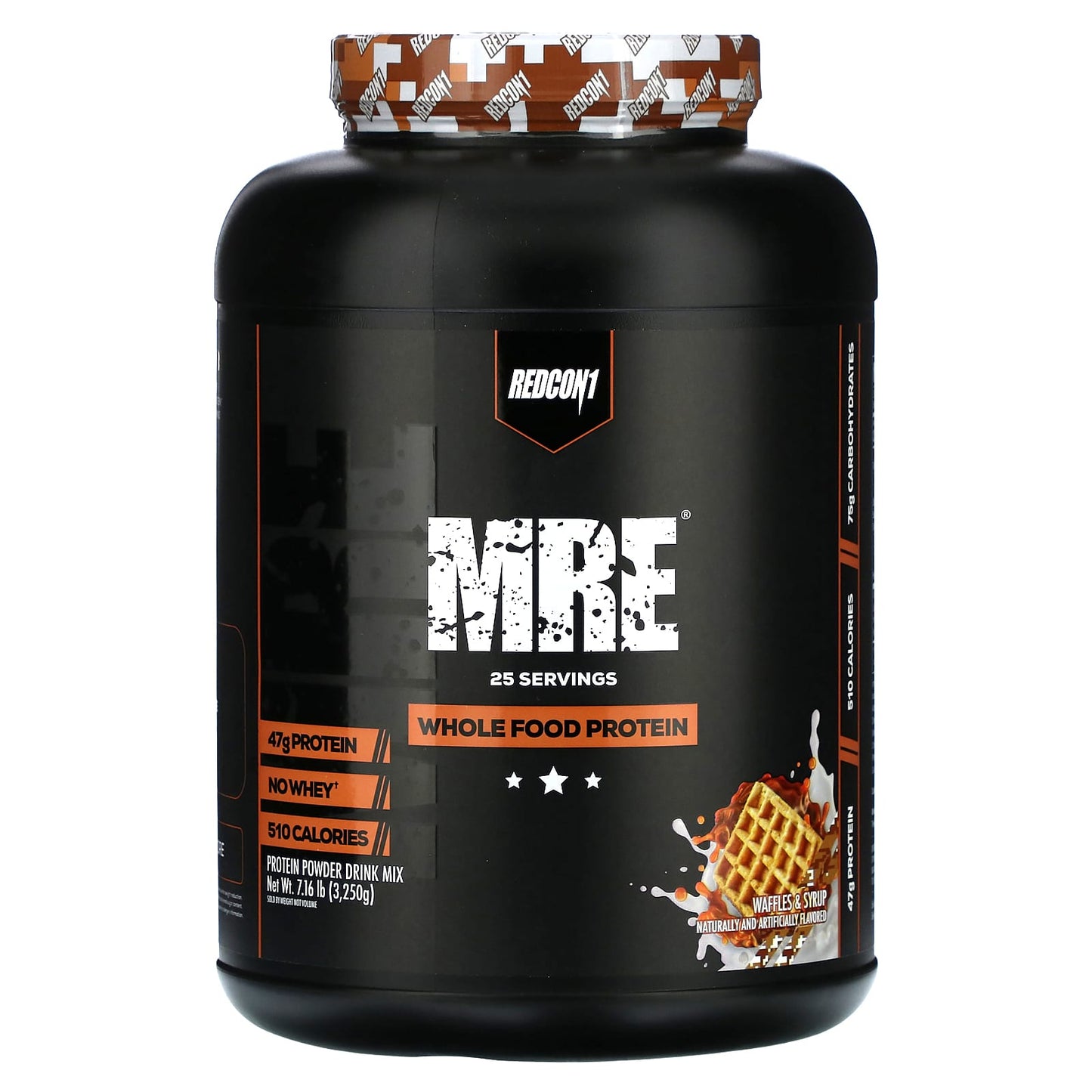 Redcon1, MRE, Whole Food Protein, Waffles & Syrup, 7.16 lb (3,250 g) UPC 810044577112 | HiLife Vitamins