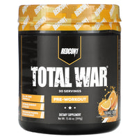 Redcon1, Total War, Pre-Workout, Orange Crush, 15.66 oz (444 g) UPC 850004759233 | HiLife Vitamins