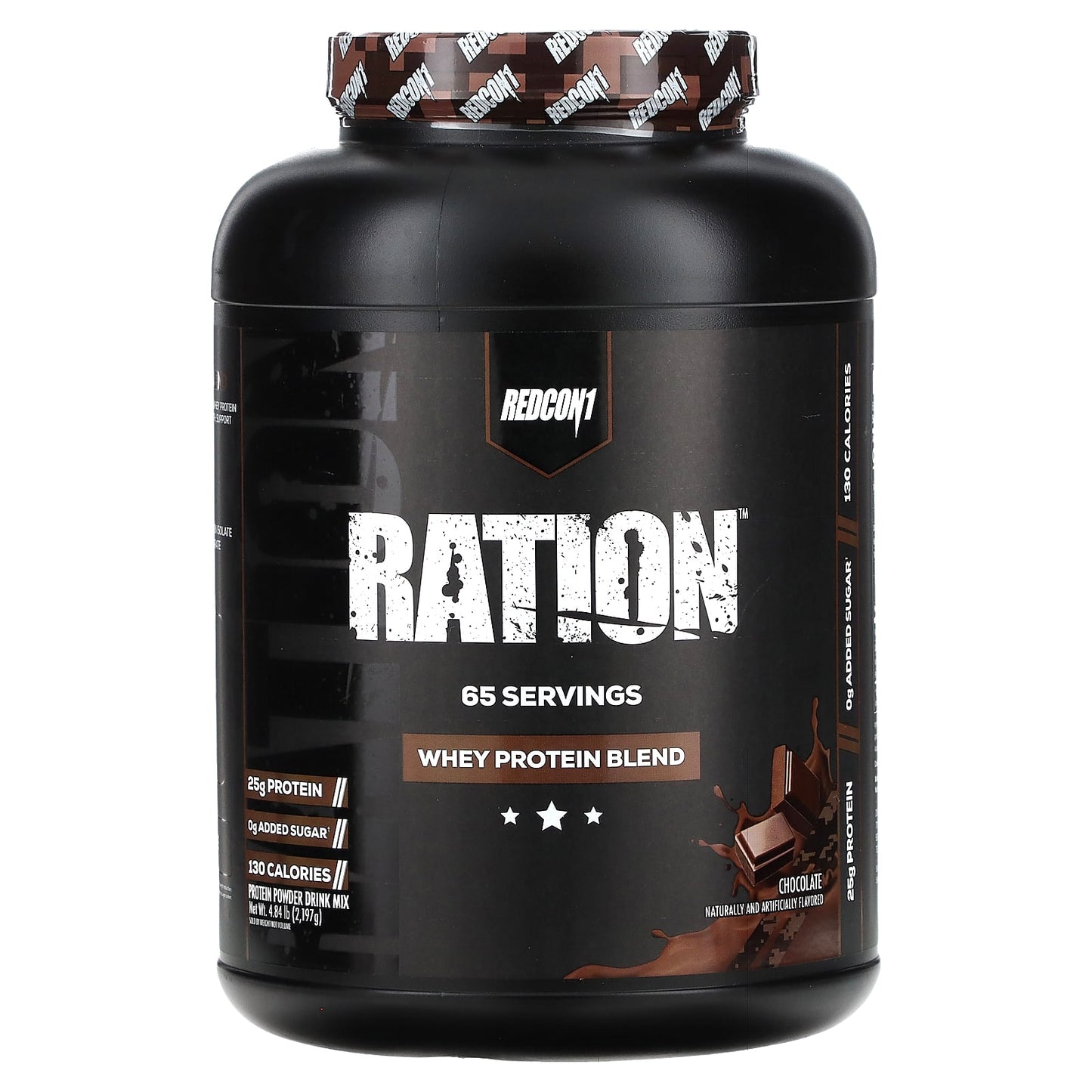 Redcon1, Ration, Whey Protein Blend, Chocolate, 4.84 lbs (2, 4.84 lbs (2,197 g) UPC 850004759561 | HiLife Vitamins