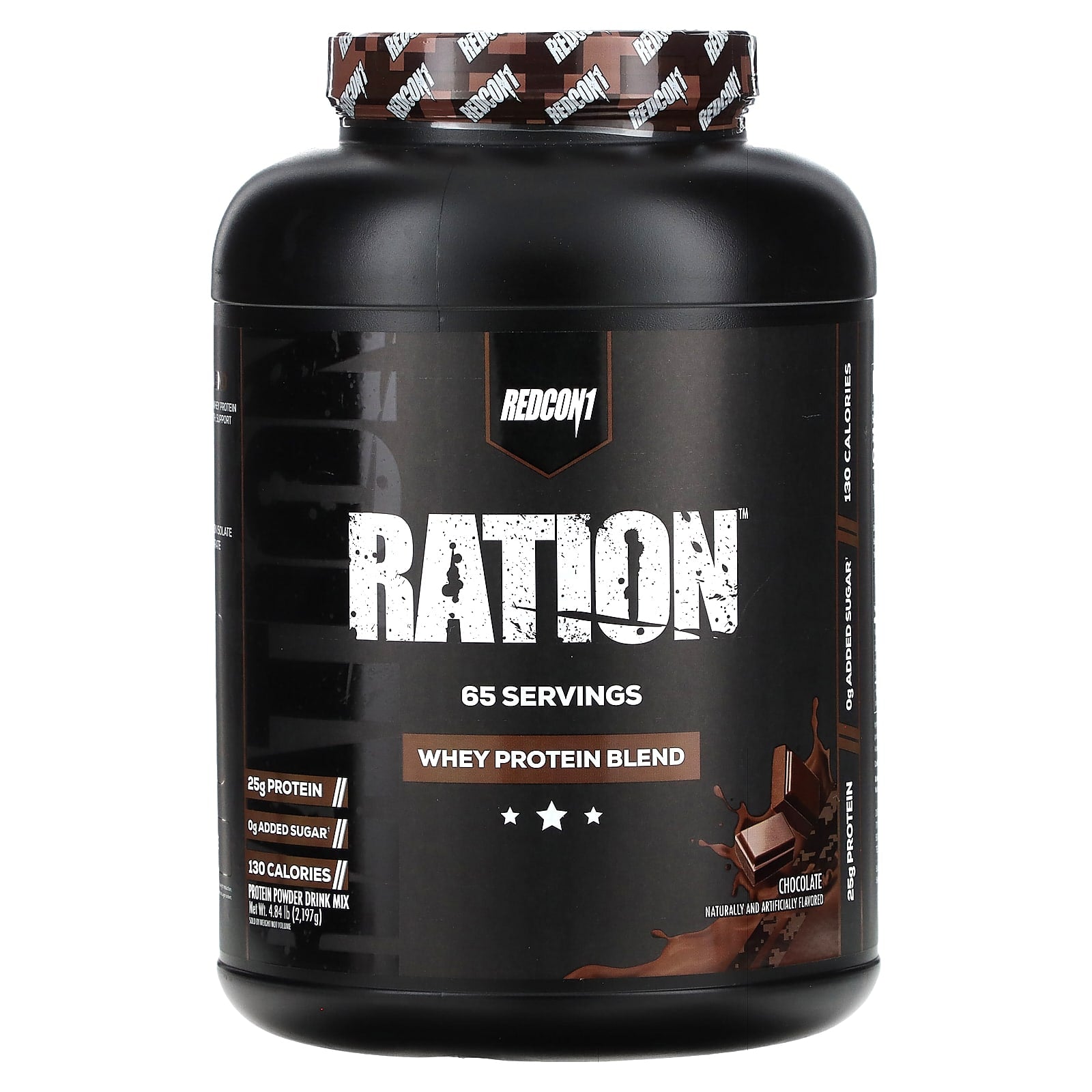 Redcon1, Ration, Whey Protein Blend, Chocolate, 4.84 lbs (2, 4.84 lbs (2,197 g) UPC 850004759561 | HiLife Vitamins