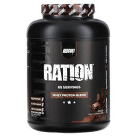 Redcon1, Ration, Whey Protein Blend, Chocolate, 4.84 lbs (2, 4.84 lbs (2,197 g) UPC 850004759561 | HiLife Vitamins