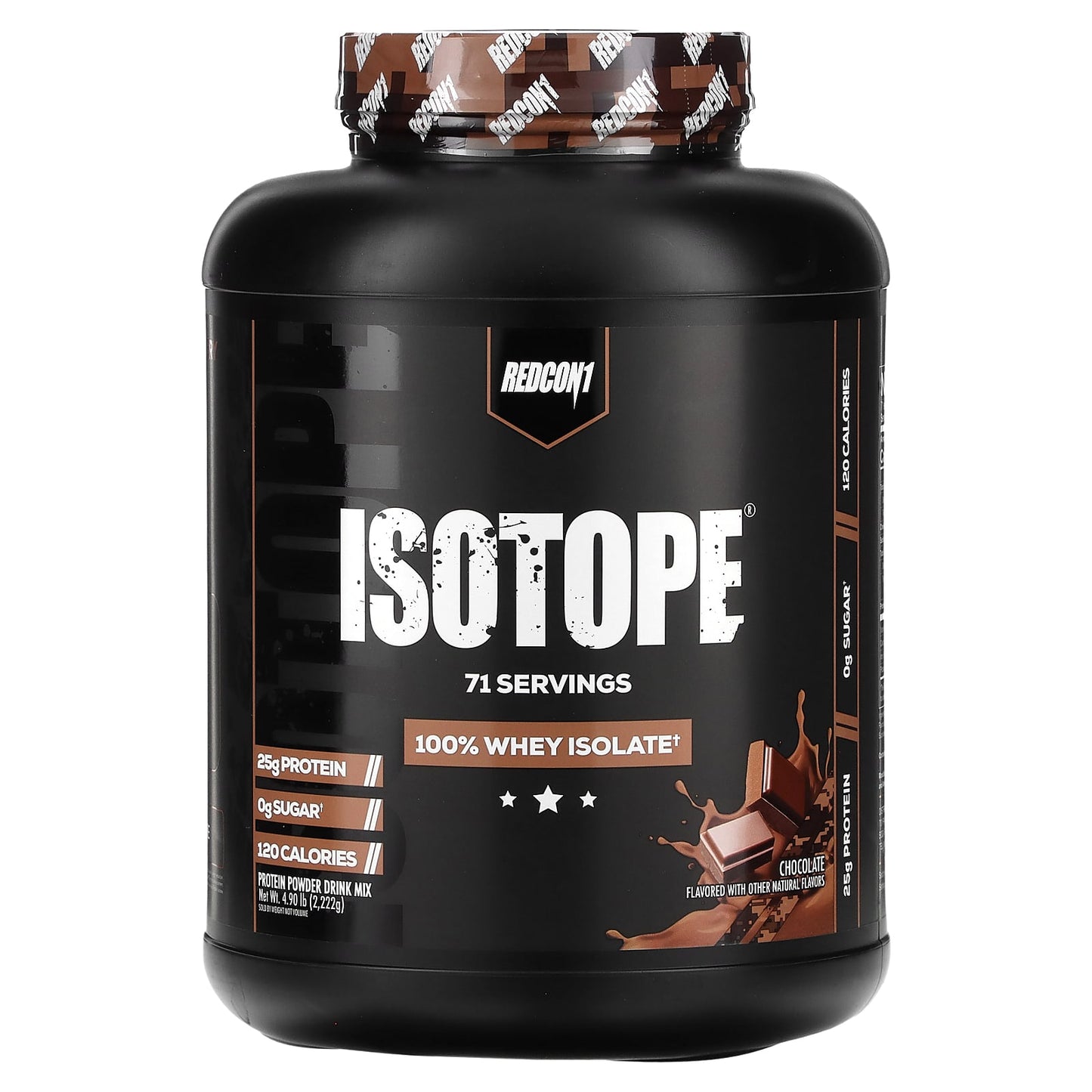 Redcon1, Isotope, 100% Whey Isolate, Chocolate, 4.9 lb (2, 4.9 lb (2,222 g) UPC 850004759615 | HiLife Vitamins