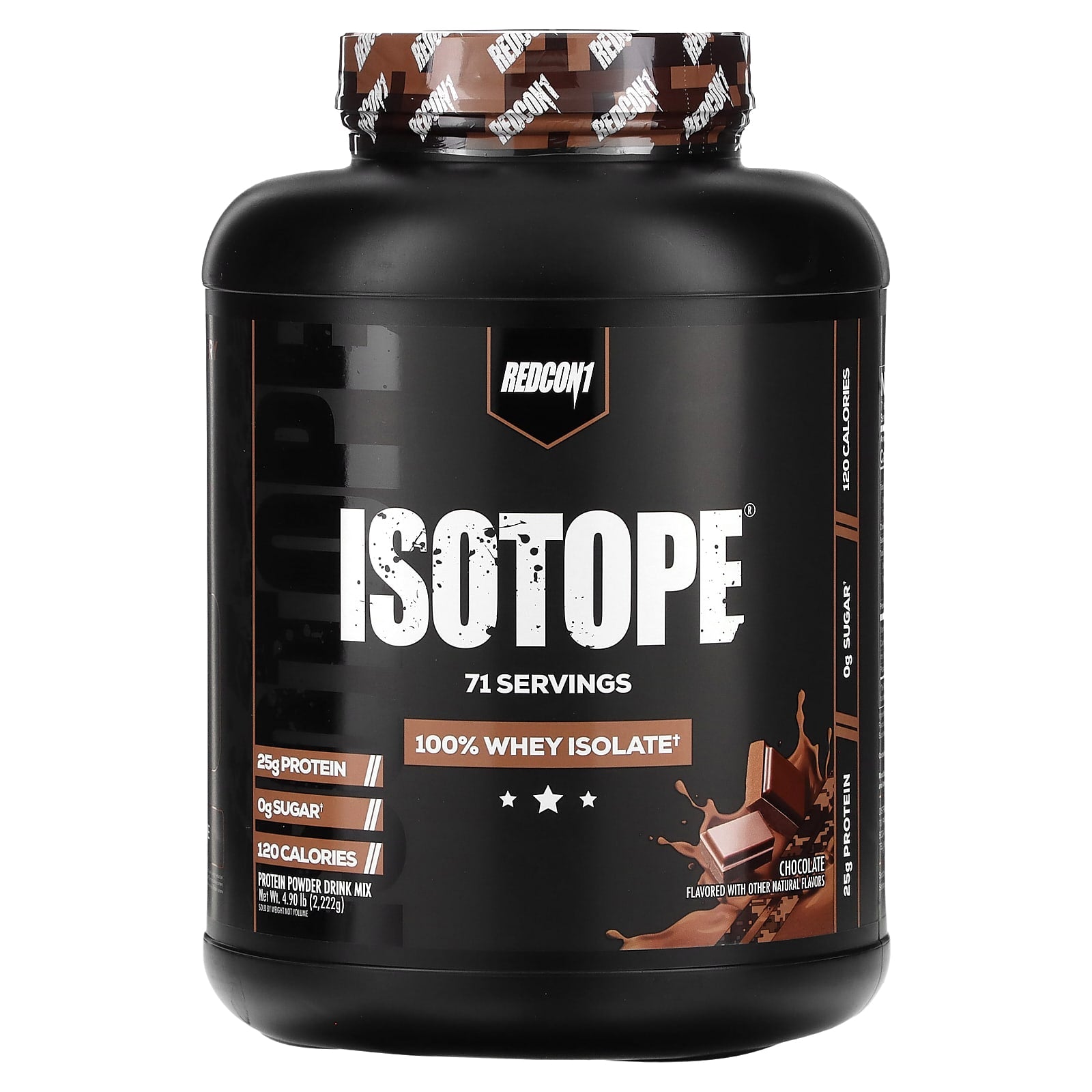 Redcon1, Isotope, 100% Whey Isolate, Chocolate, 4.9 lb (2, 4.9 lb (2,222 g) UPC 850004759615 | HiLife Vitamins