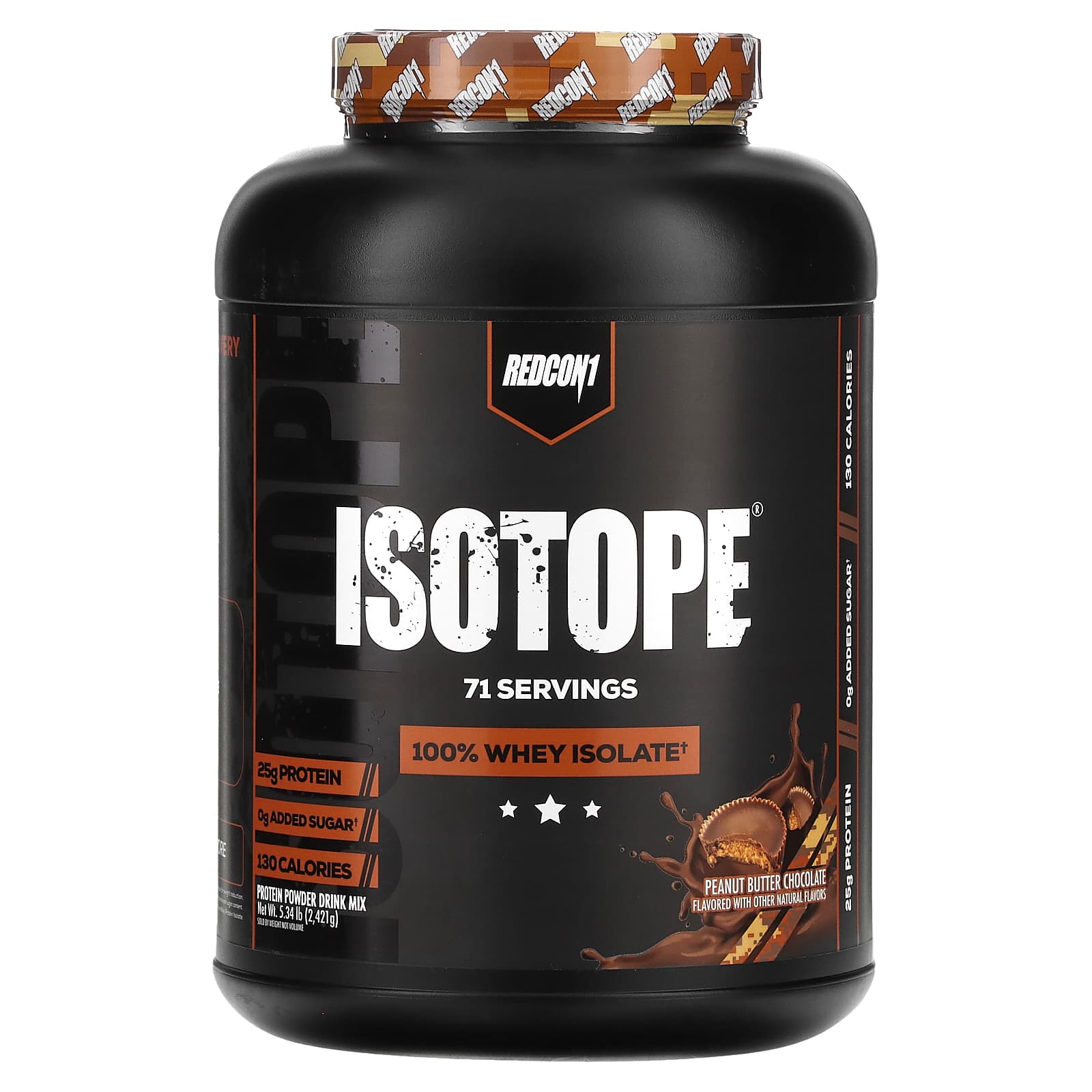 Redcon1, Isotope, 100% Whey Isolate, Peanut Butter Chocolate, 5.34 lb (2, 5.34 lb (2,421 g) UPC 850004759639 | HiLife Vitamins