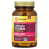 Renew Life, Women's Complete, Ultimate Flora™ Probiotic, 90 Billion CFU, 30 Delayed Release Vegan Capsules UPC 631257121004 | HiLife Vitamins